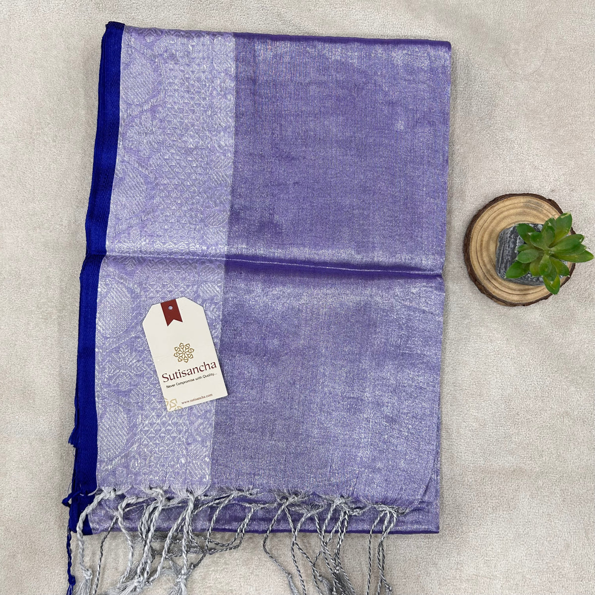 Pure Tissue Saree with Running Blouse | Clearance Sale