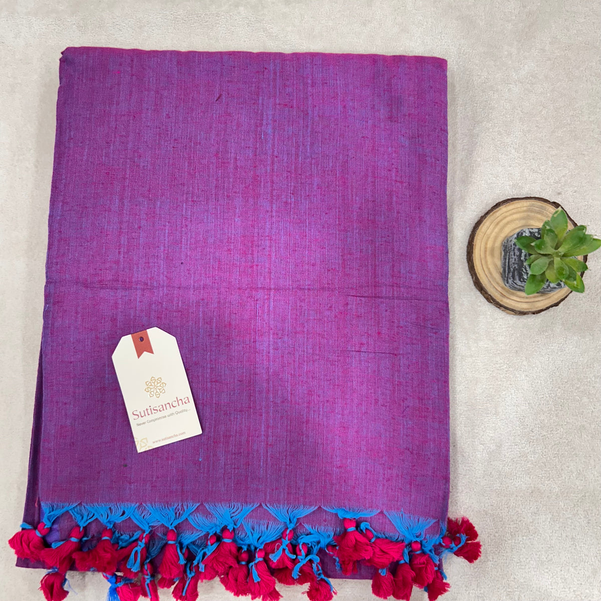 Pure Cotton Saree with Running Blouse | Clearance Sale
