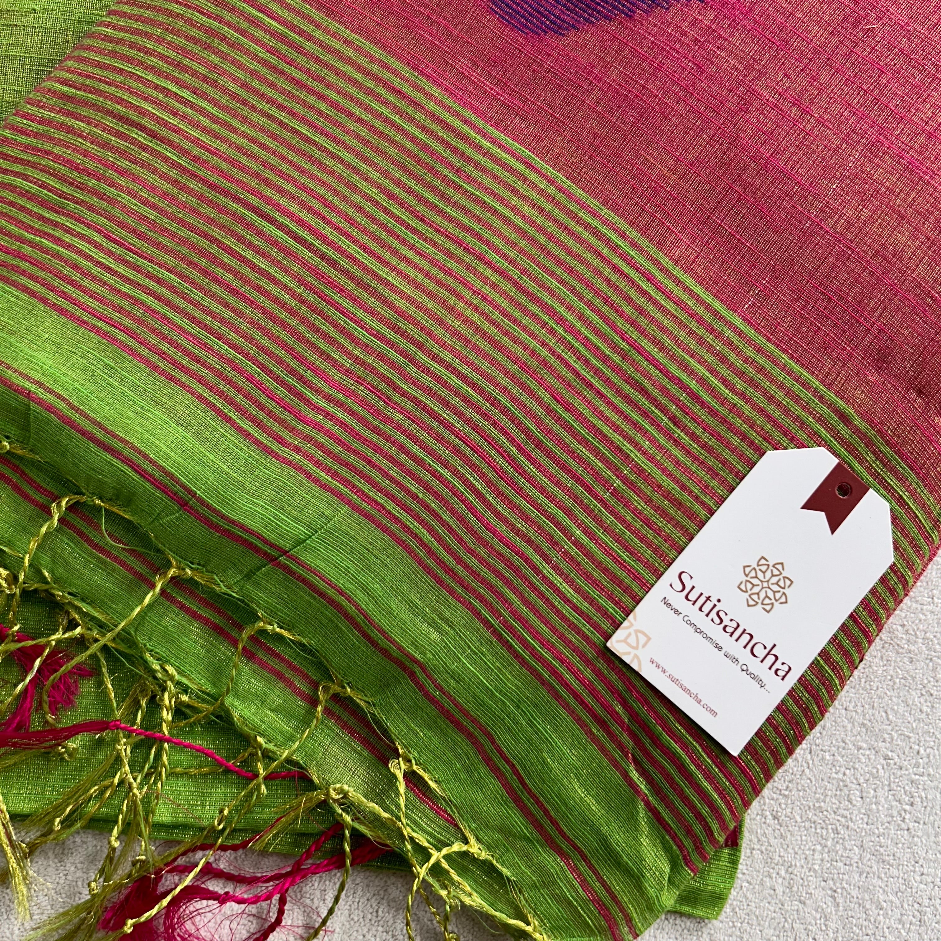 Sutisancha Jamdani Tissue Weave Saree