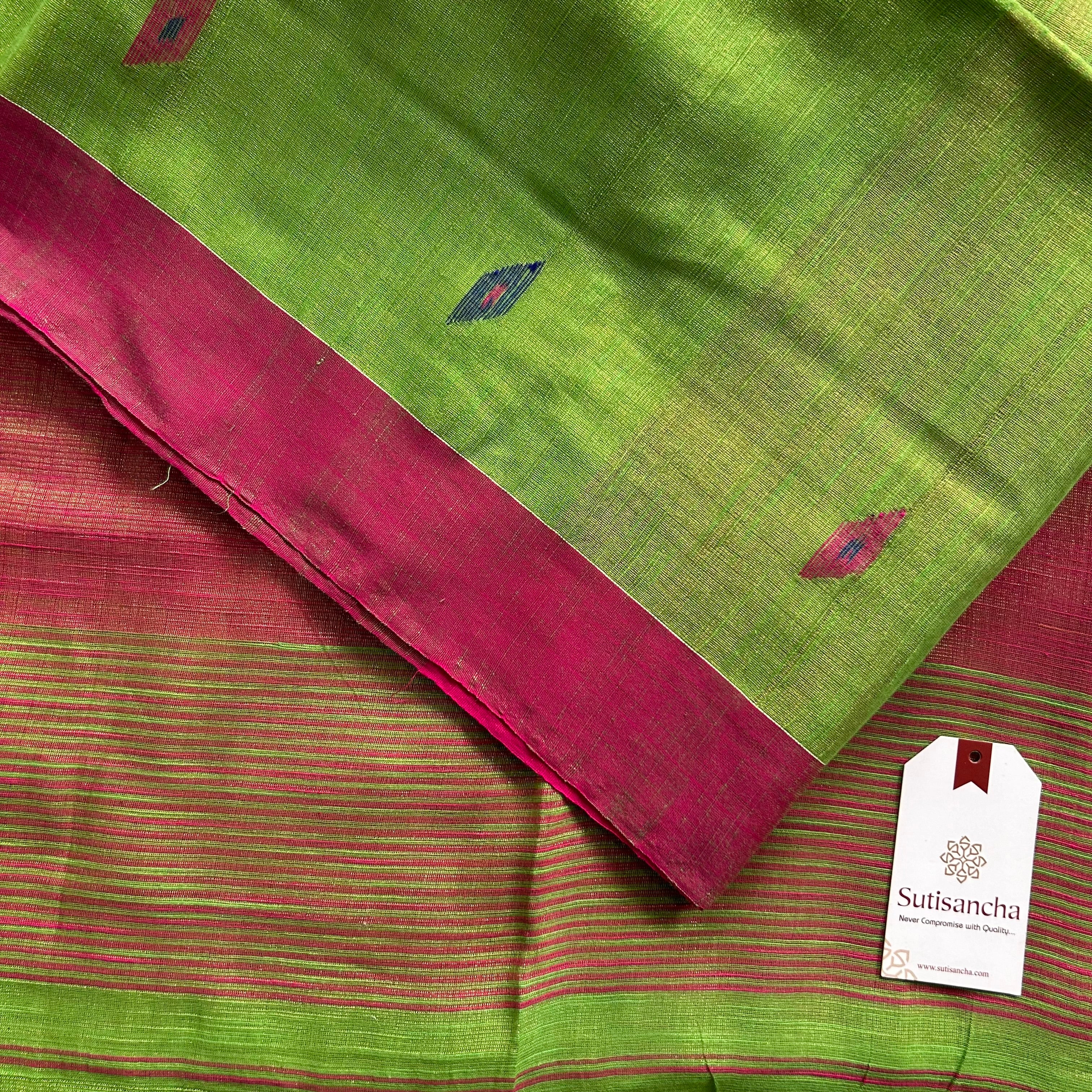 Sutisancha Jamdani Tissue Weave Saree