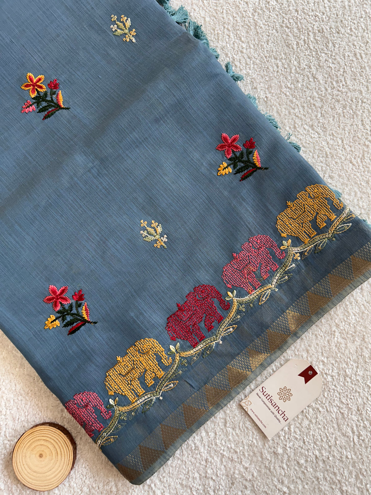 Traditional Decorative Border Classic Cotton Saree