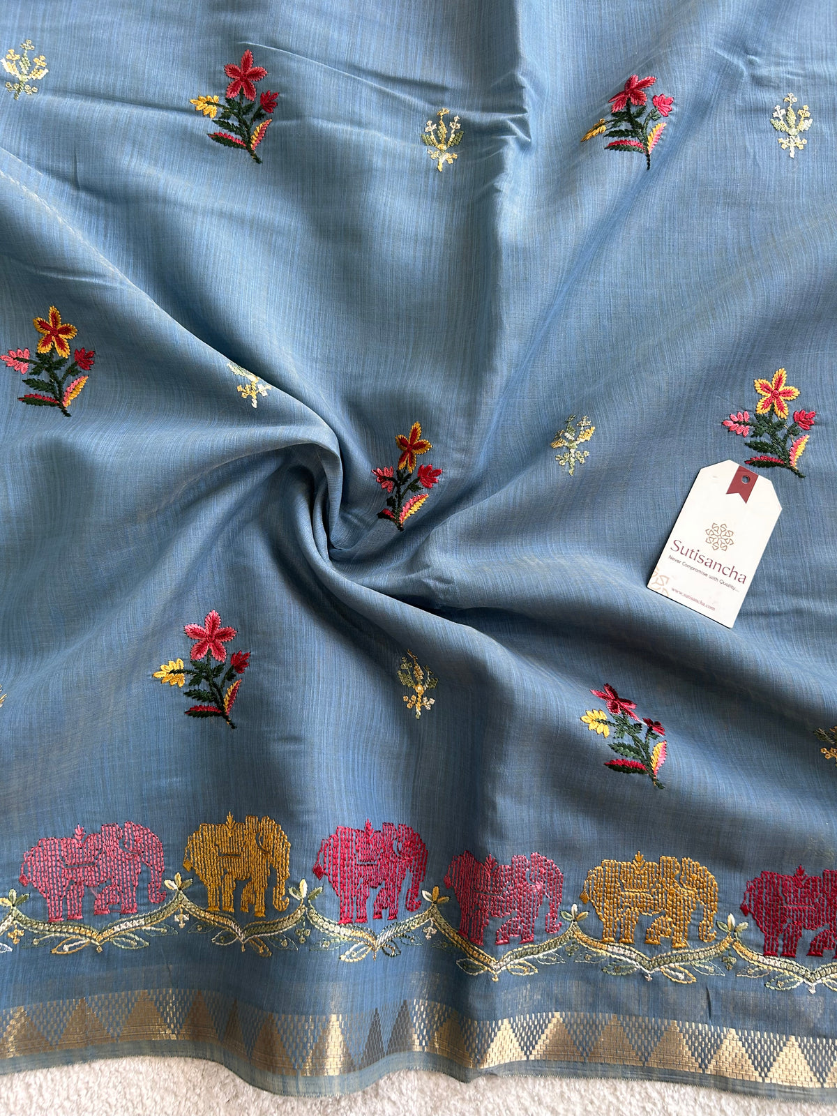 Traditional Decorative Border Classic Cotton Saree