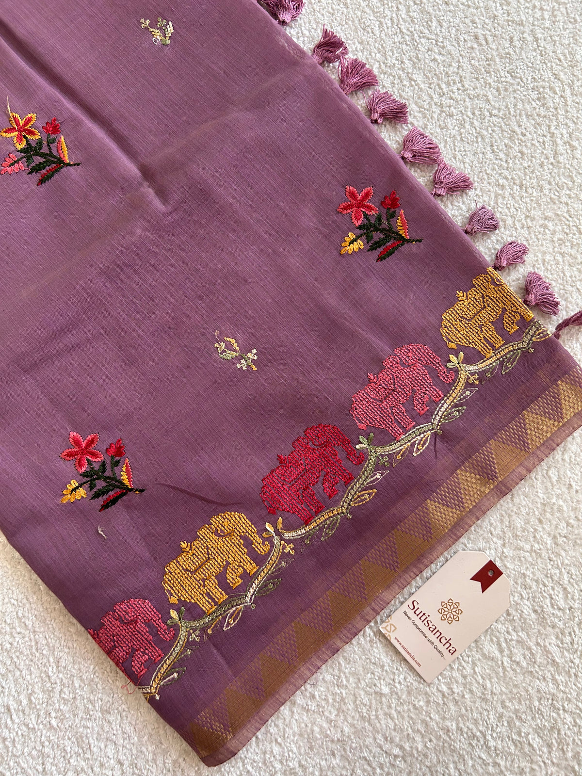 Traditional Decorative Border Classic Cotton Saree