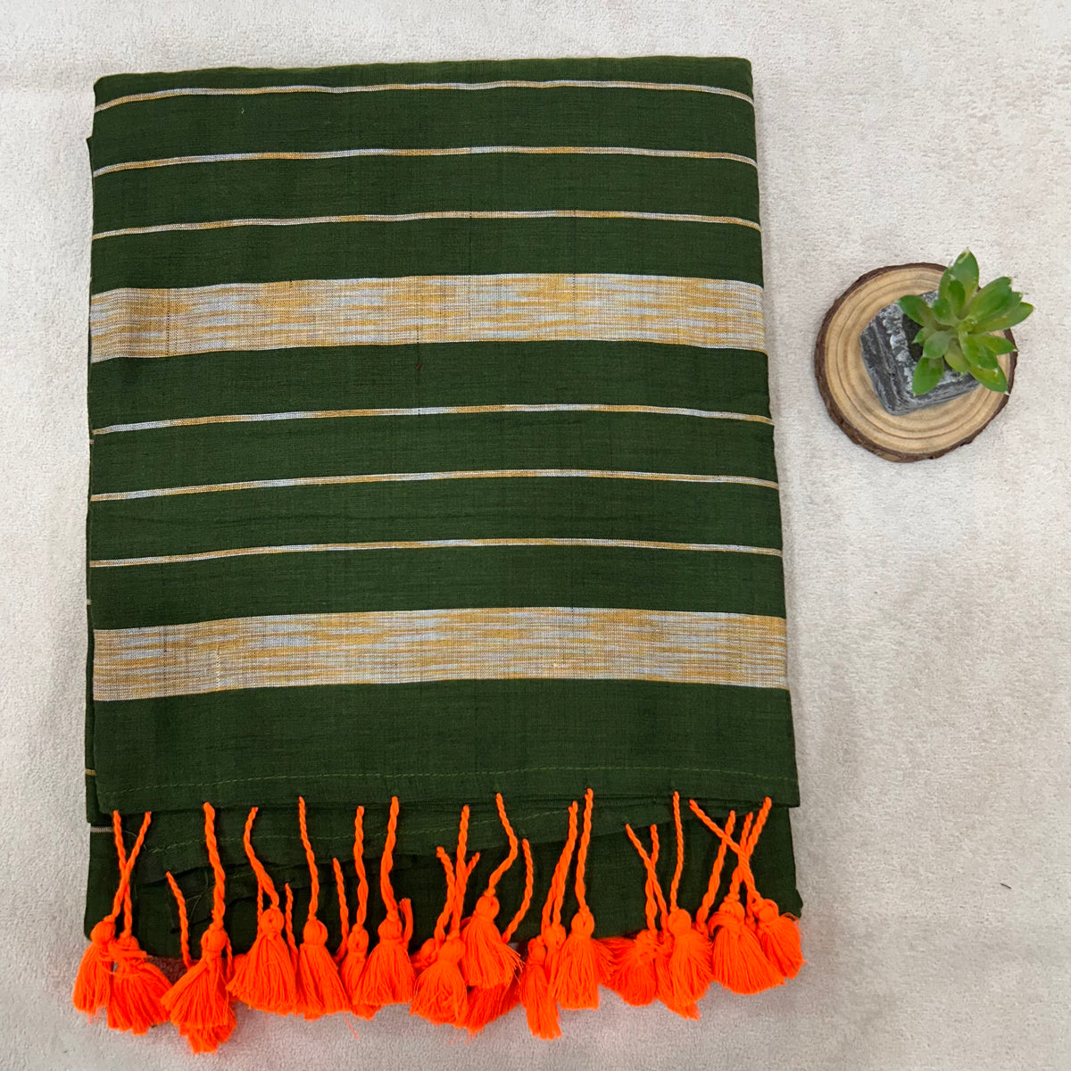 Pure Cotton Saree with Running Blouse | Clearance Sale