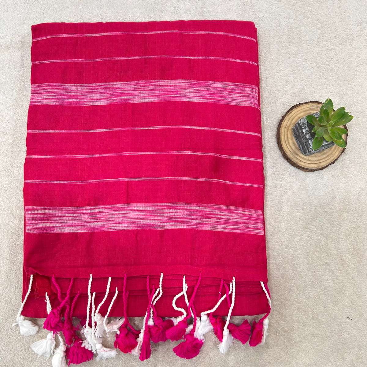 Pure Cotton Saree with Running Blouse | Clearance Sale