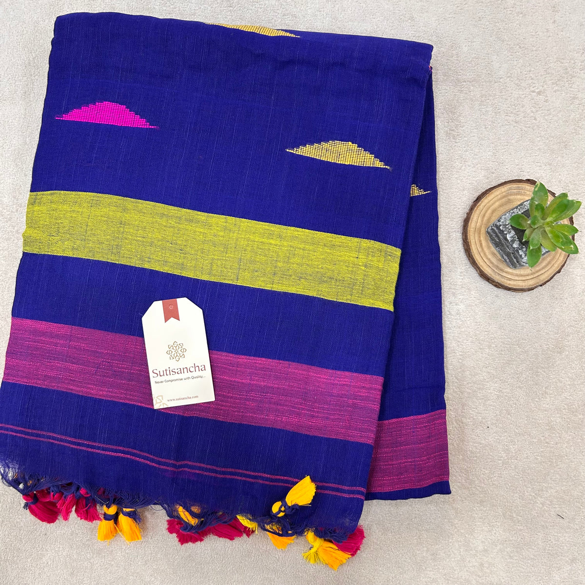 Pure Cotton Saree with Running Blouse | Clearance Sale