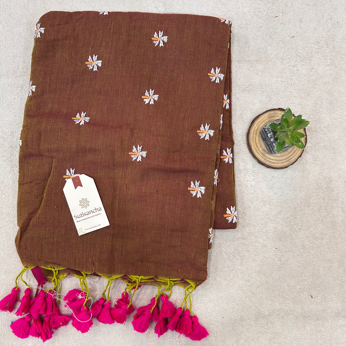 Pure Cotton Saree with Running Blouse | Clearance Sale