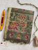 Gajraani Heritage Elephant Peacock Cotton Saree