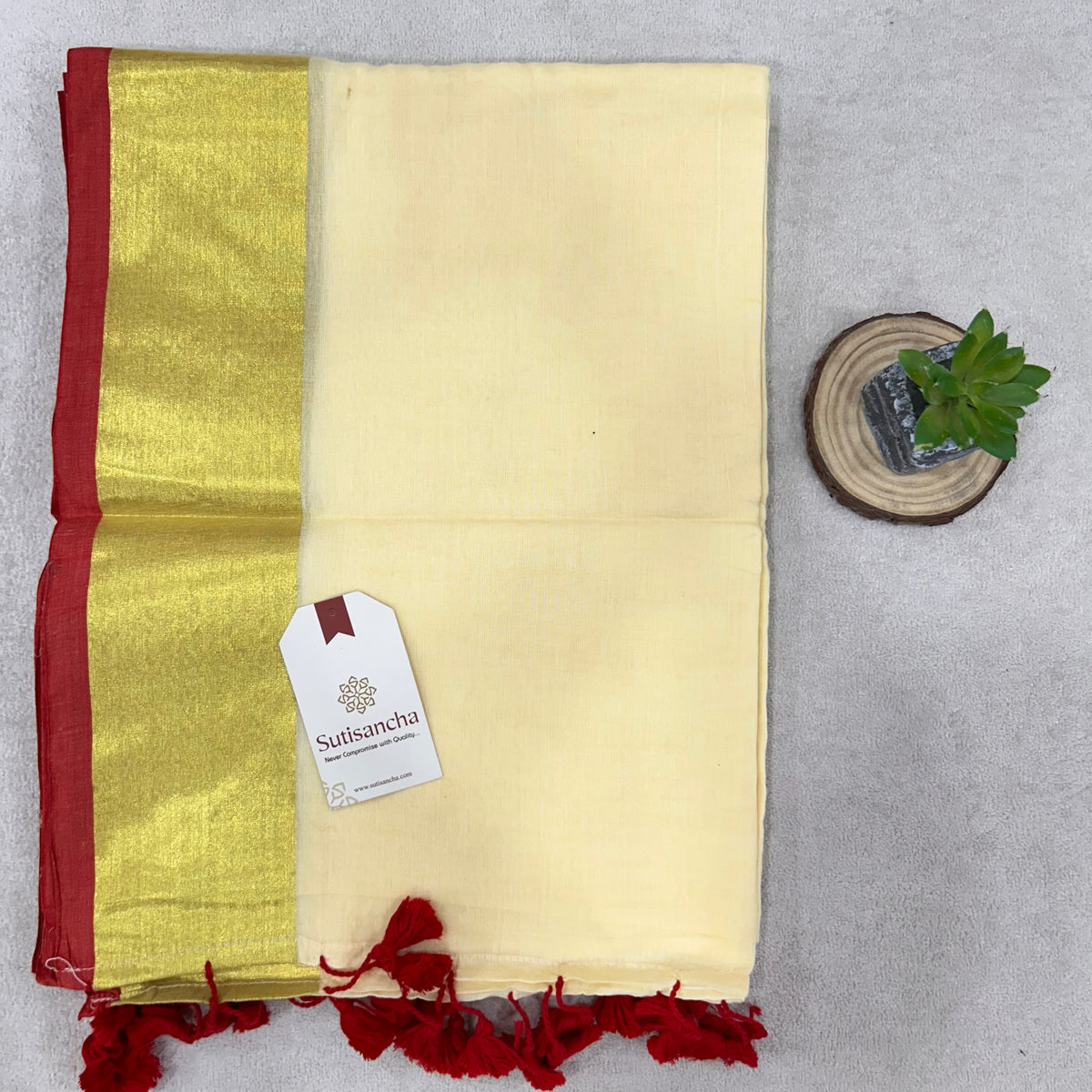 Pure Cotton Saree with Running Blouse | Clearance Sale