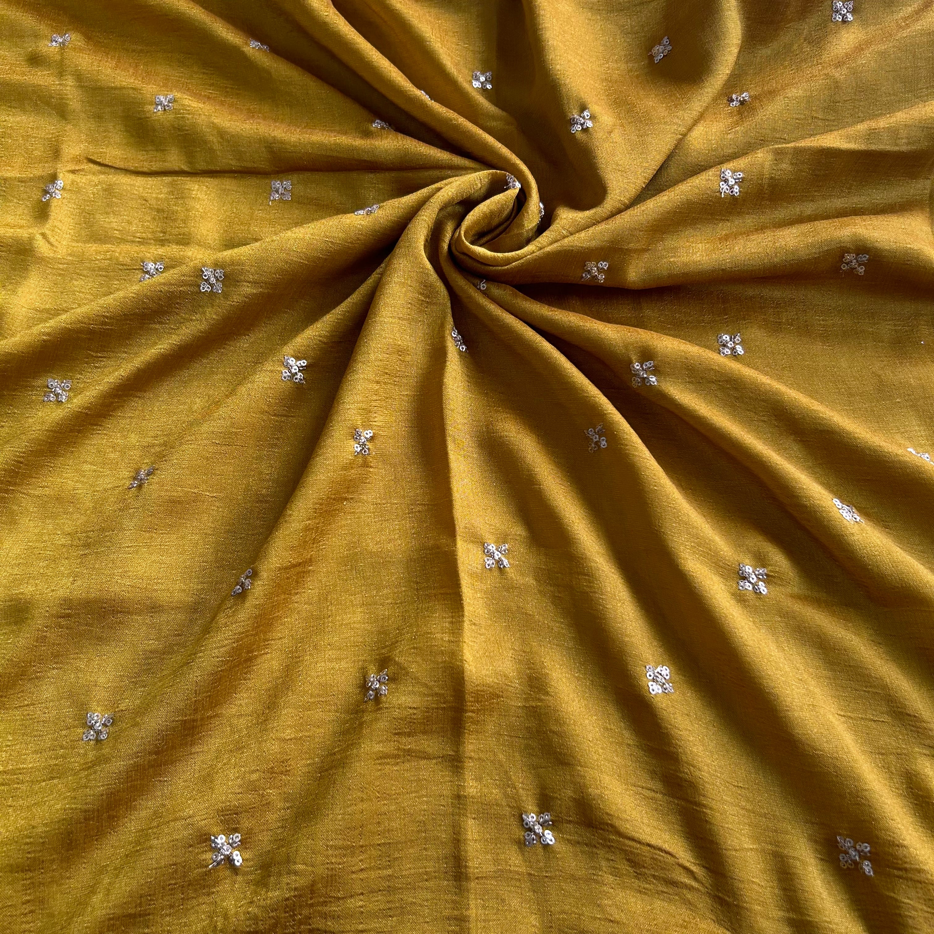 Elegant Vichitra Silk Dupatta with Intricate Thread Work Border by Sutisancha