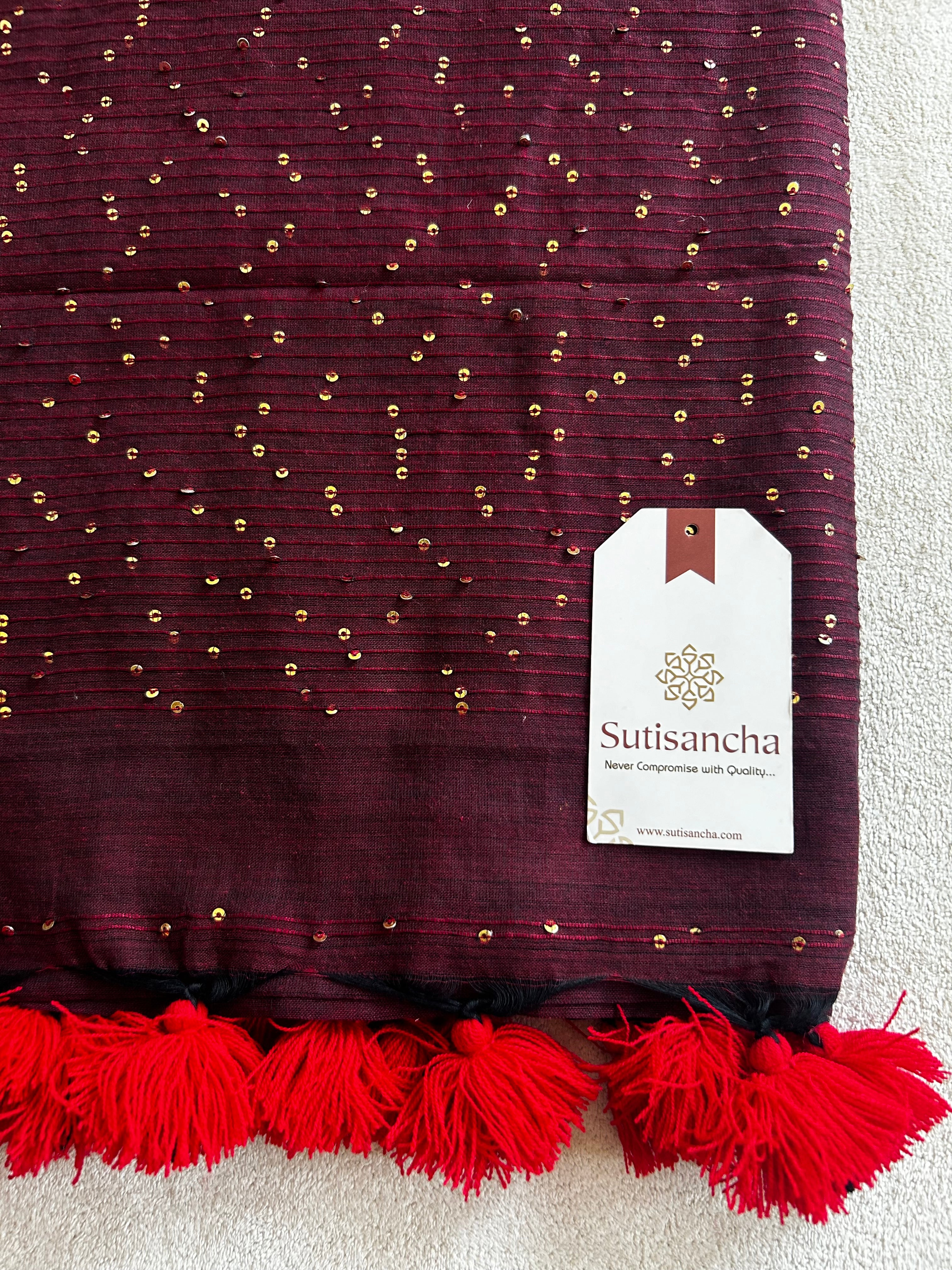 Sitaara Mul: Handwoven Sequin Elegance