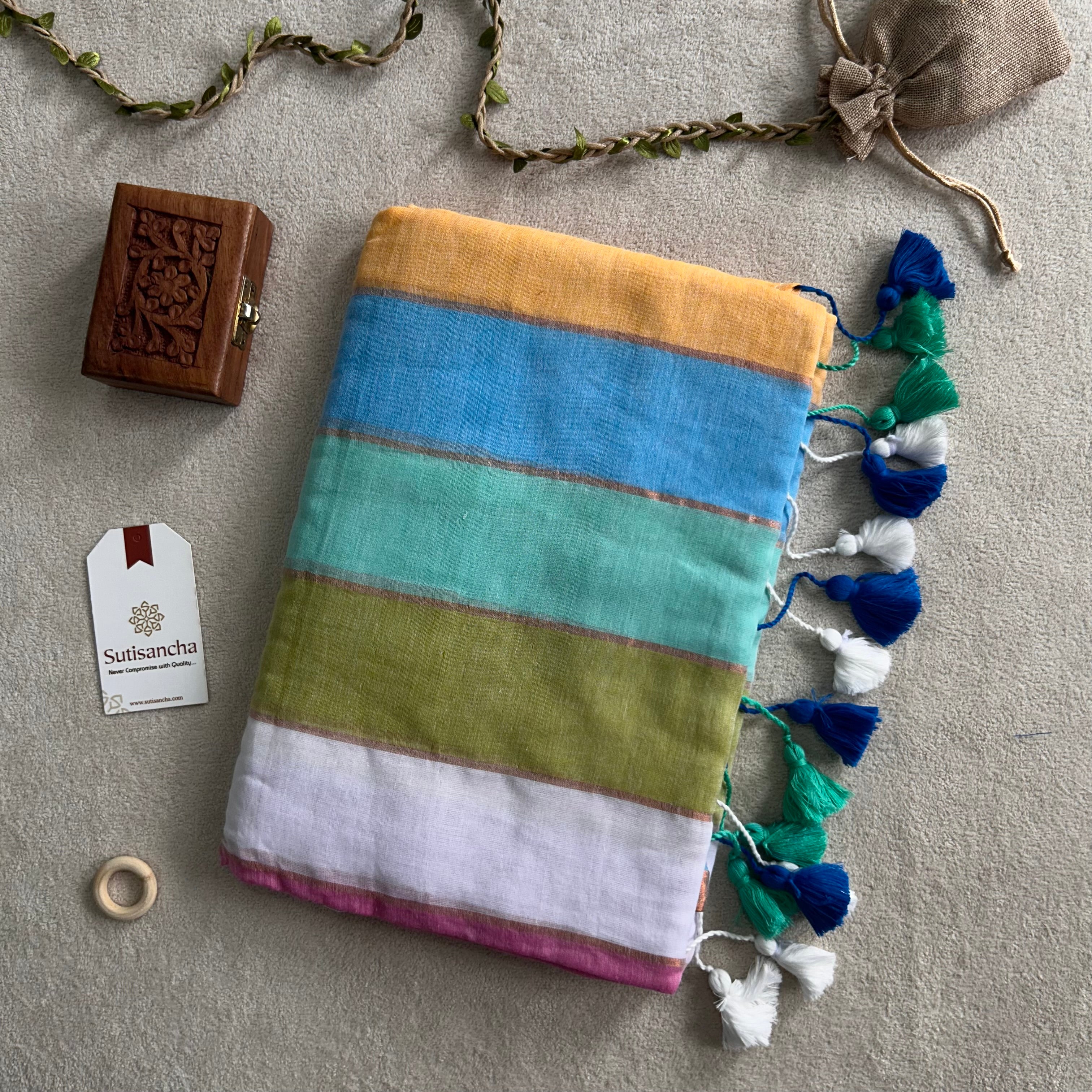 Threads of Joy – Multicolor Mul Cotton Magic