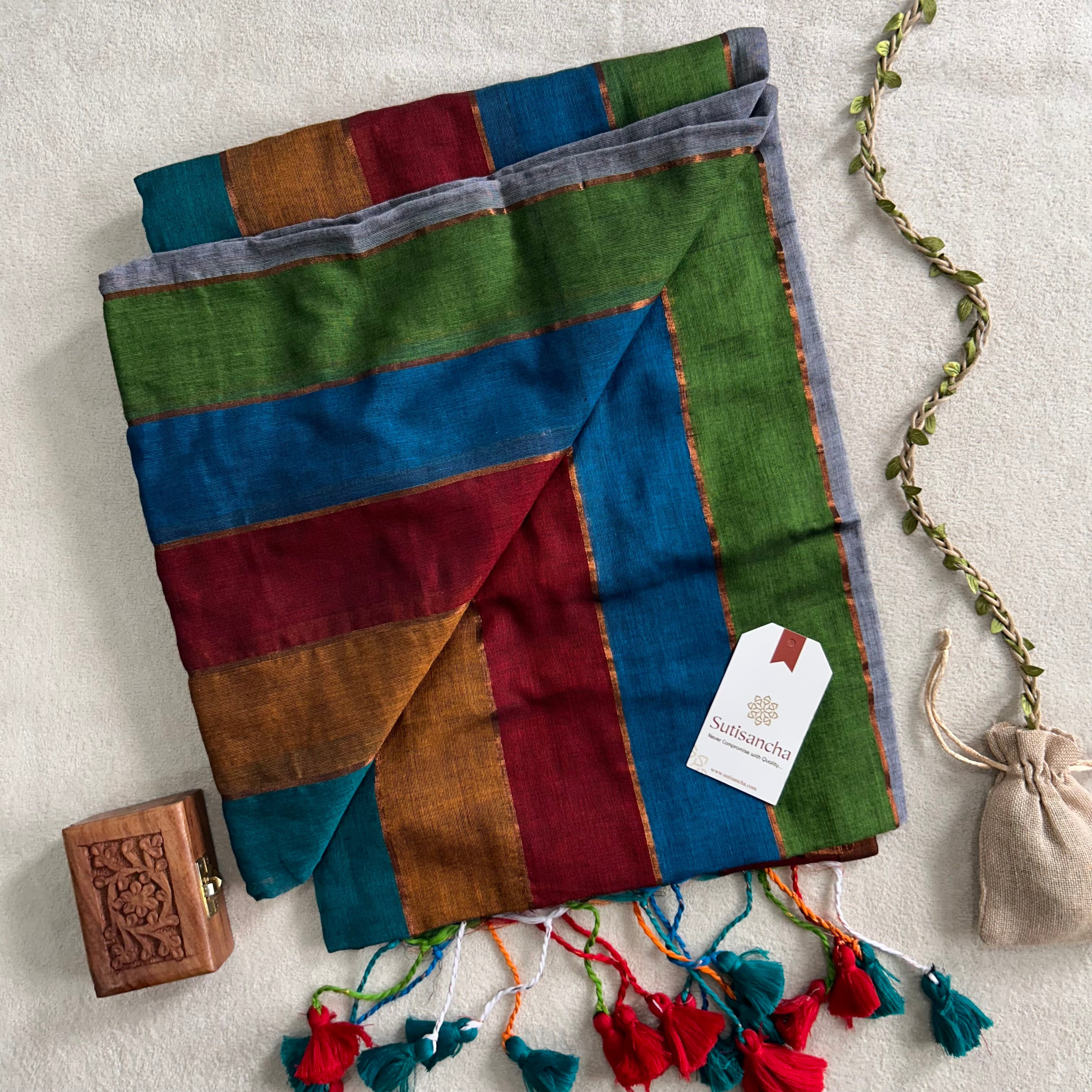 Threads of Joy – Multicolor Mul Cotton Magic
