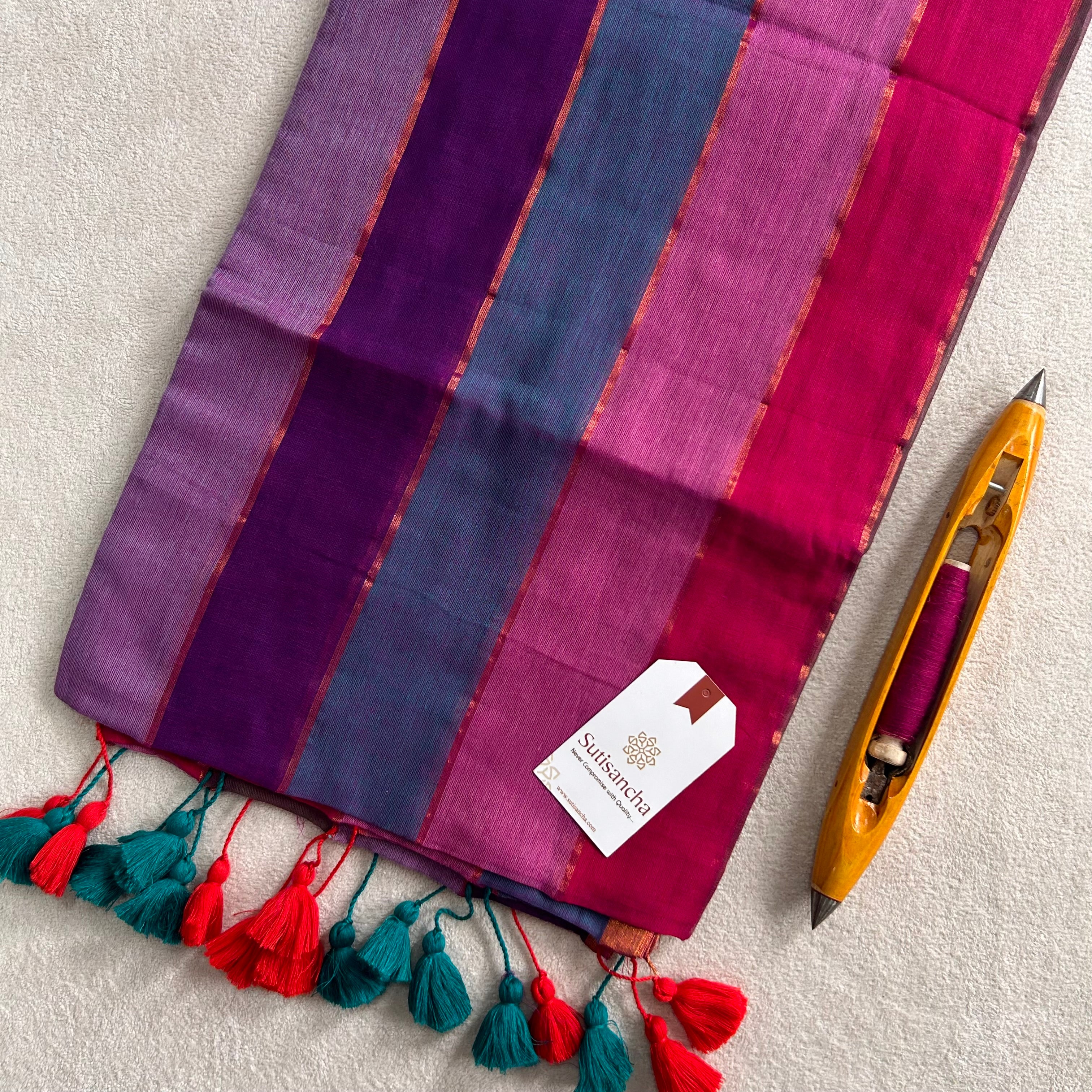 Threads of Joy – Multicolor Mul Cotton Magic