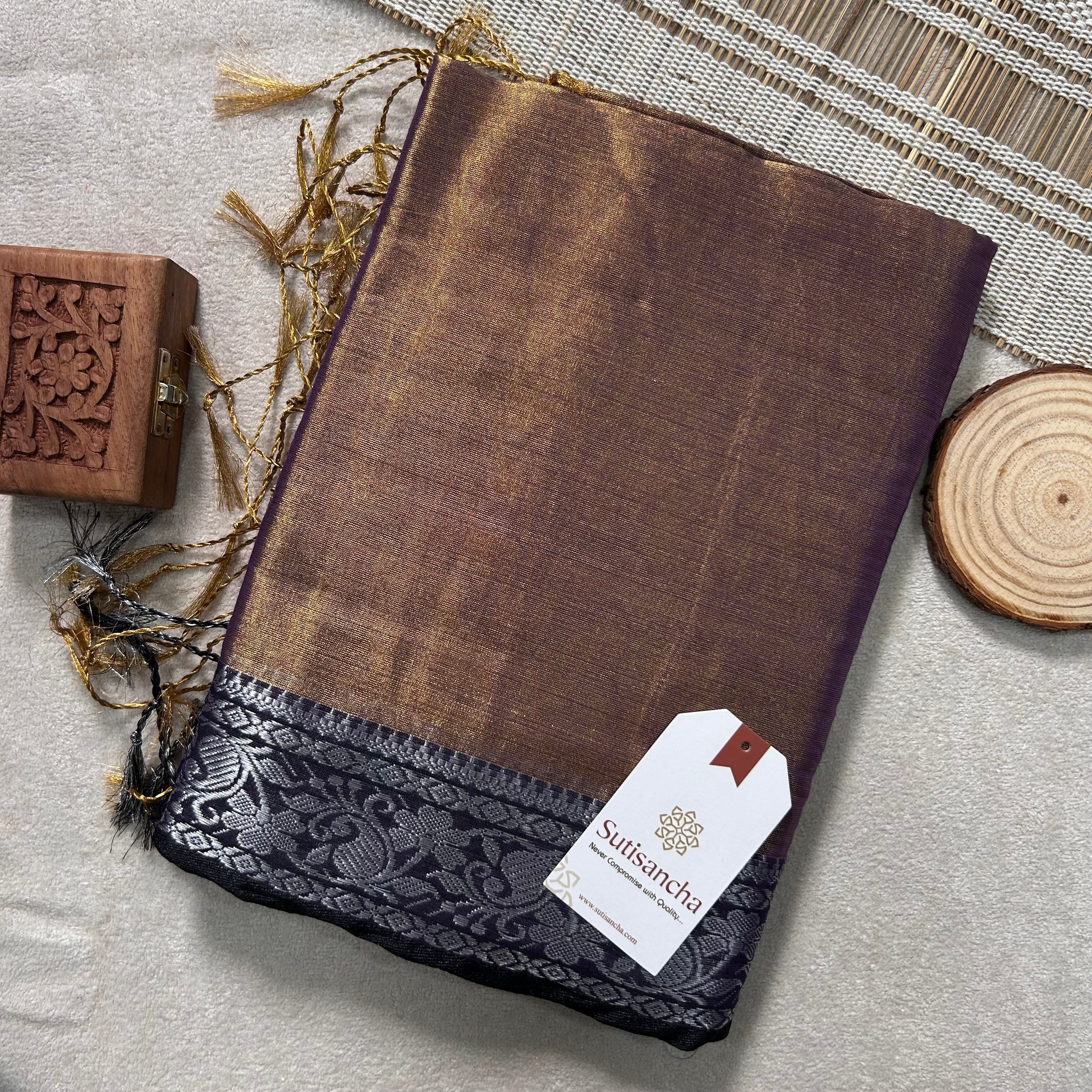 Crafted Legacy: The Tissue Cotton Saree