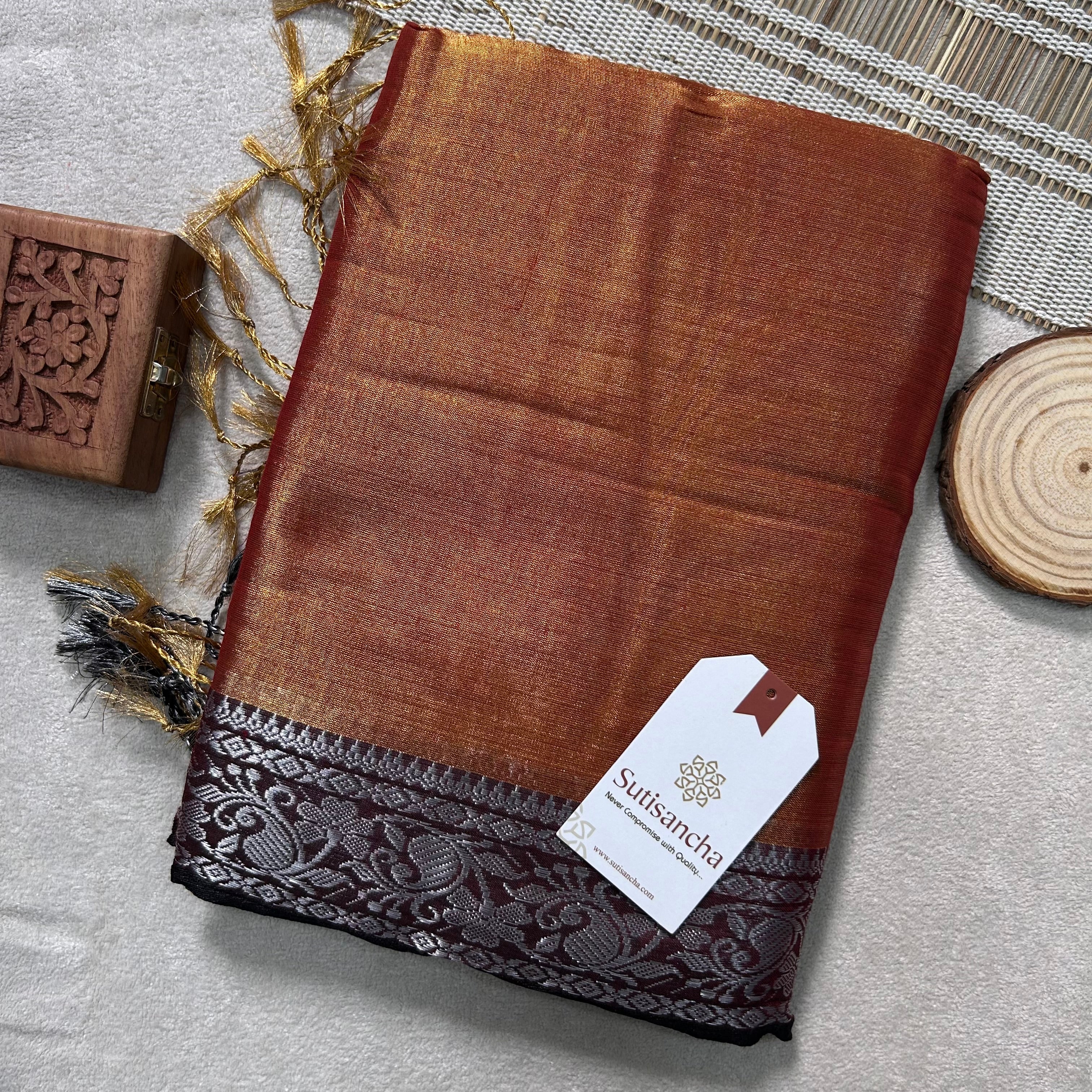 Crafted Legacy: The Tissue Cotton Saree