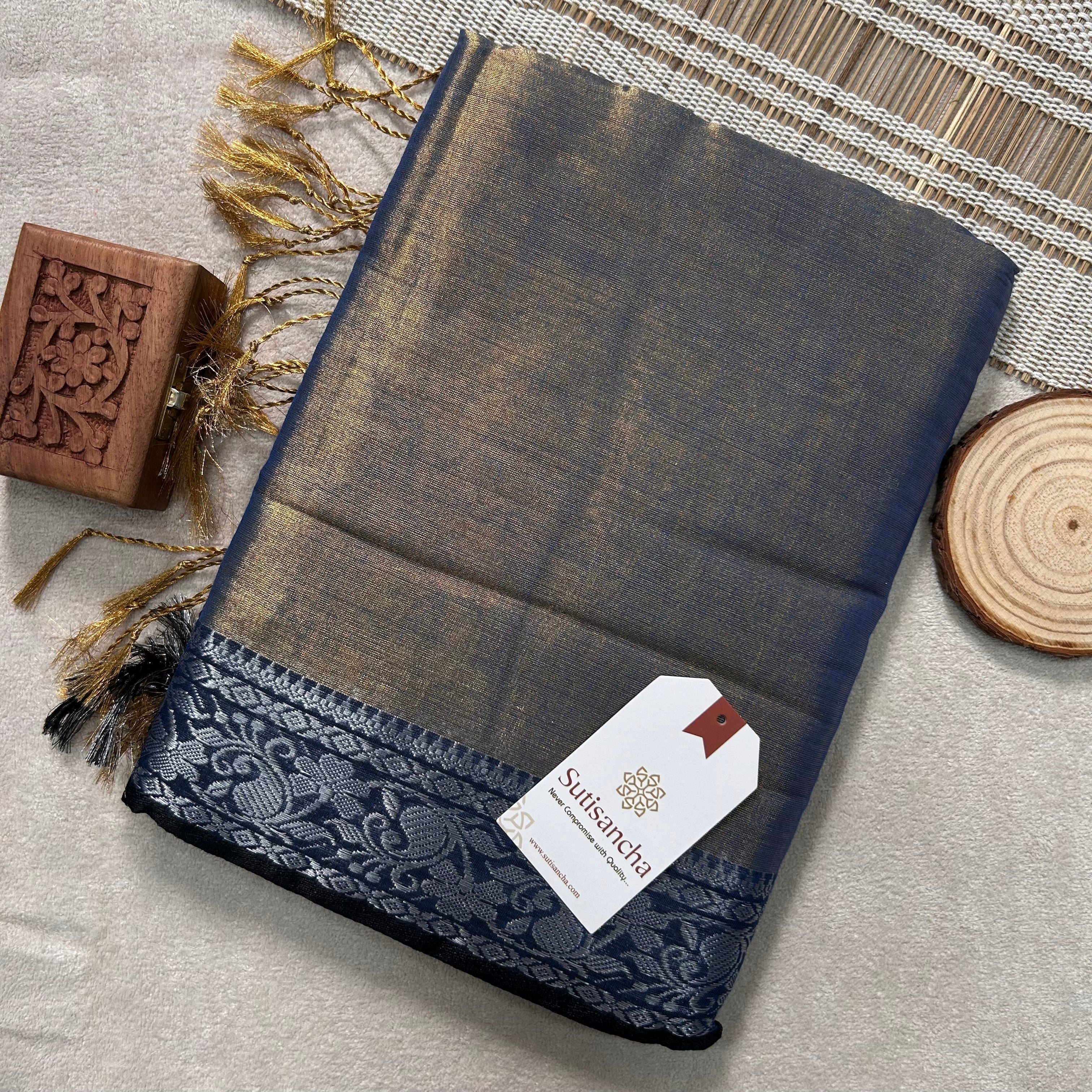 Crafted Legacy: The Tissue Cotton Saree