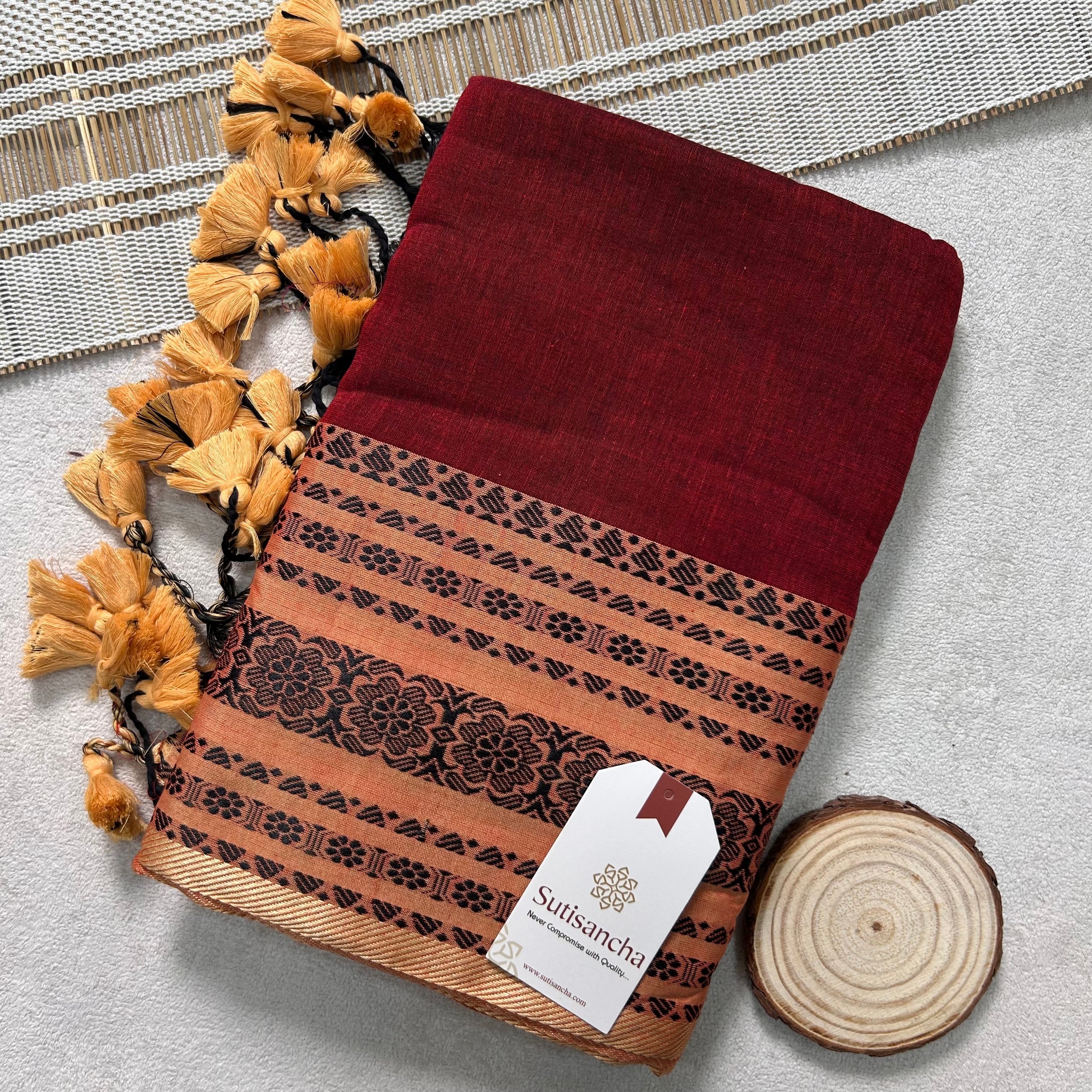 Classic Charm Handwoven Cotton Saree