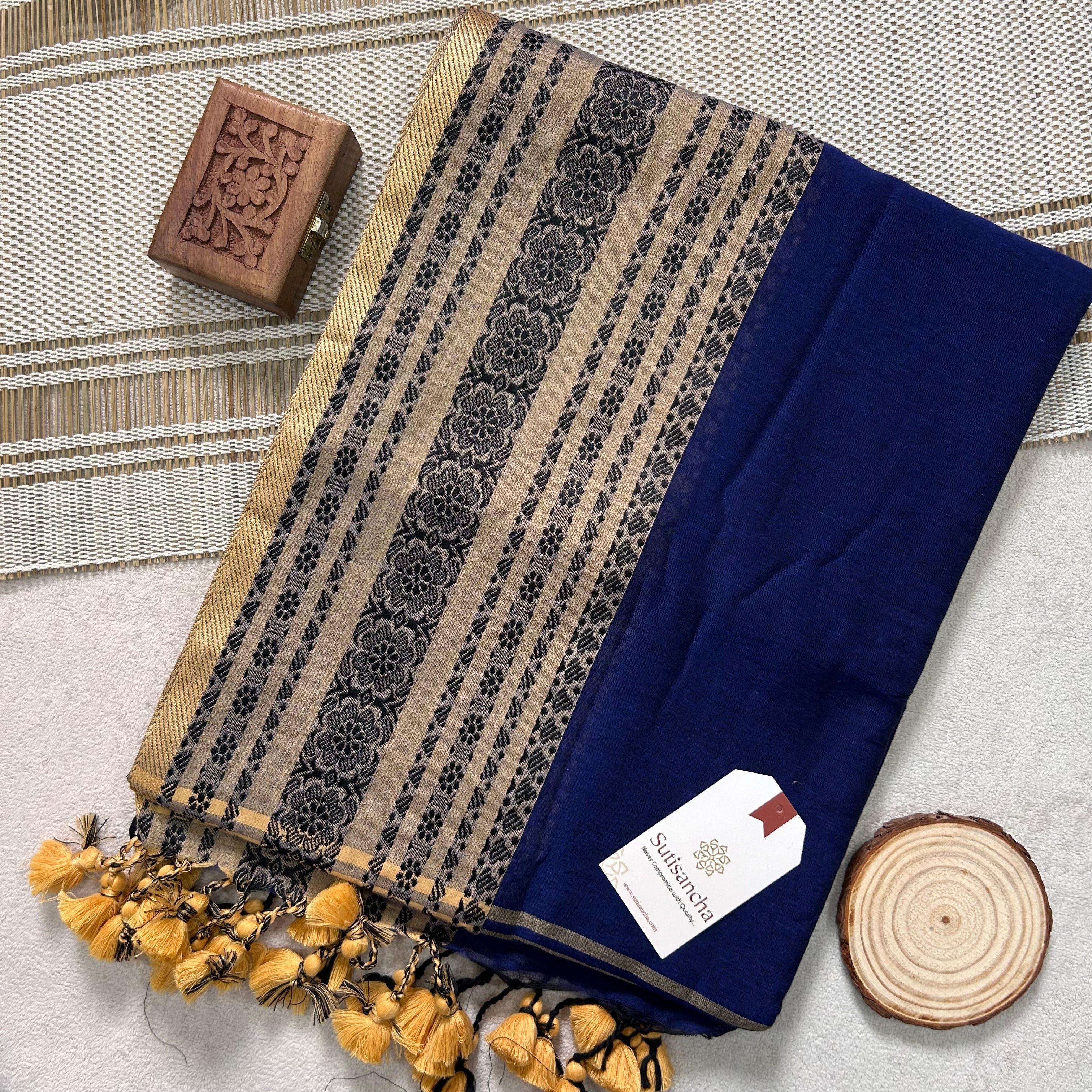 Classic Charm Handwoven Cotton Saree