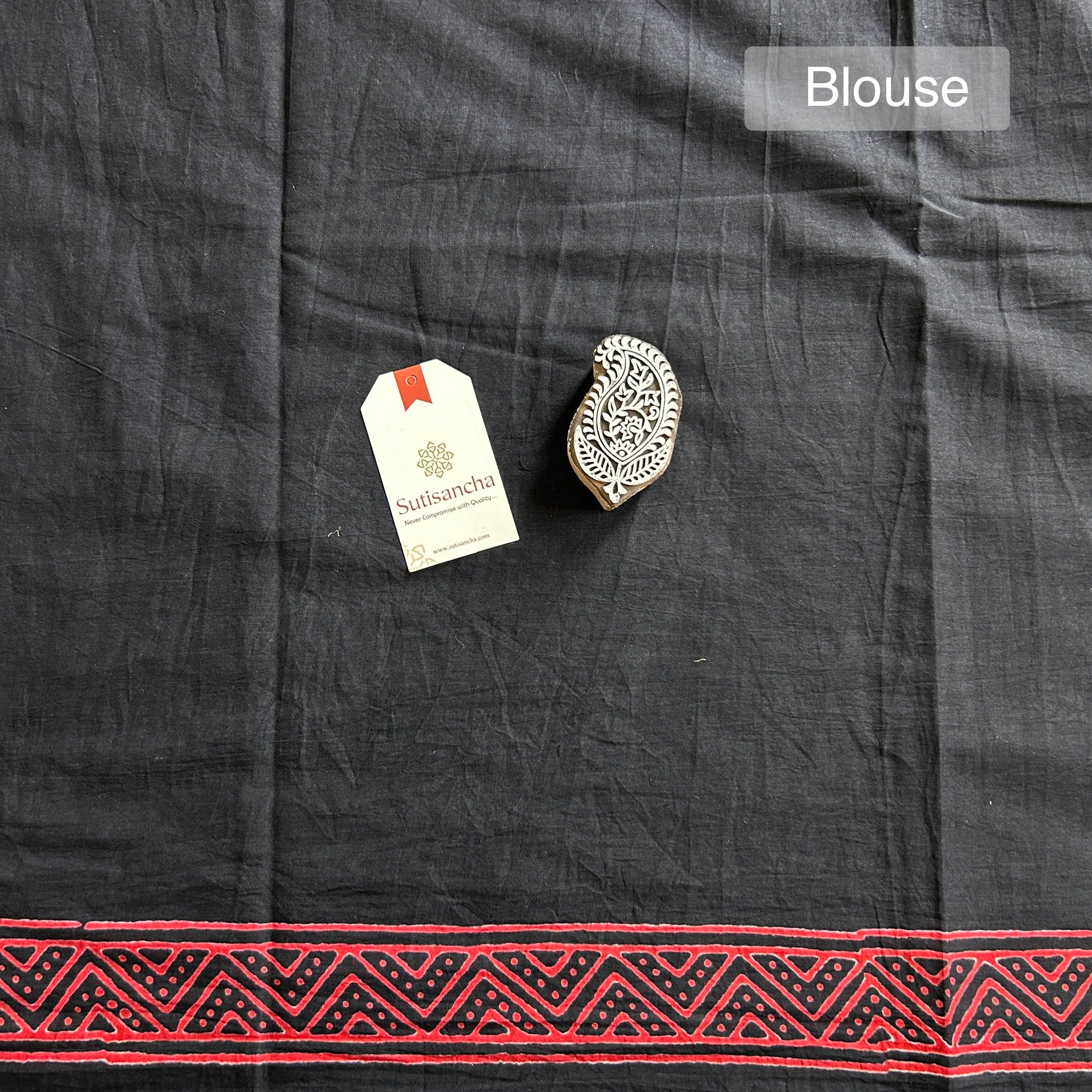 Bagru Hand Block Printed Mulmul Cotton Designer Saree