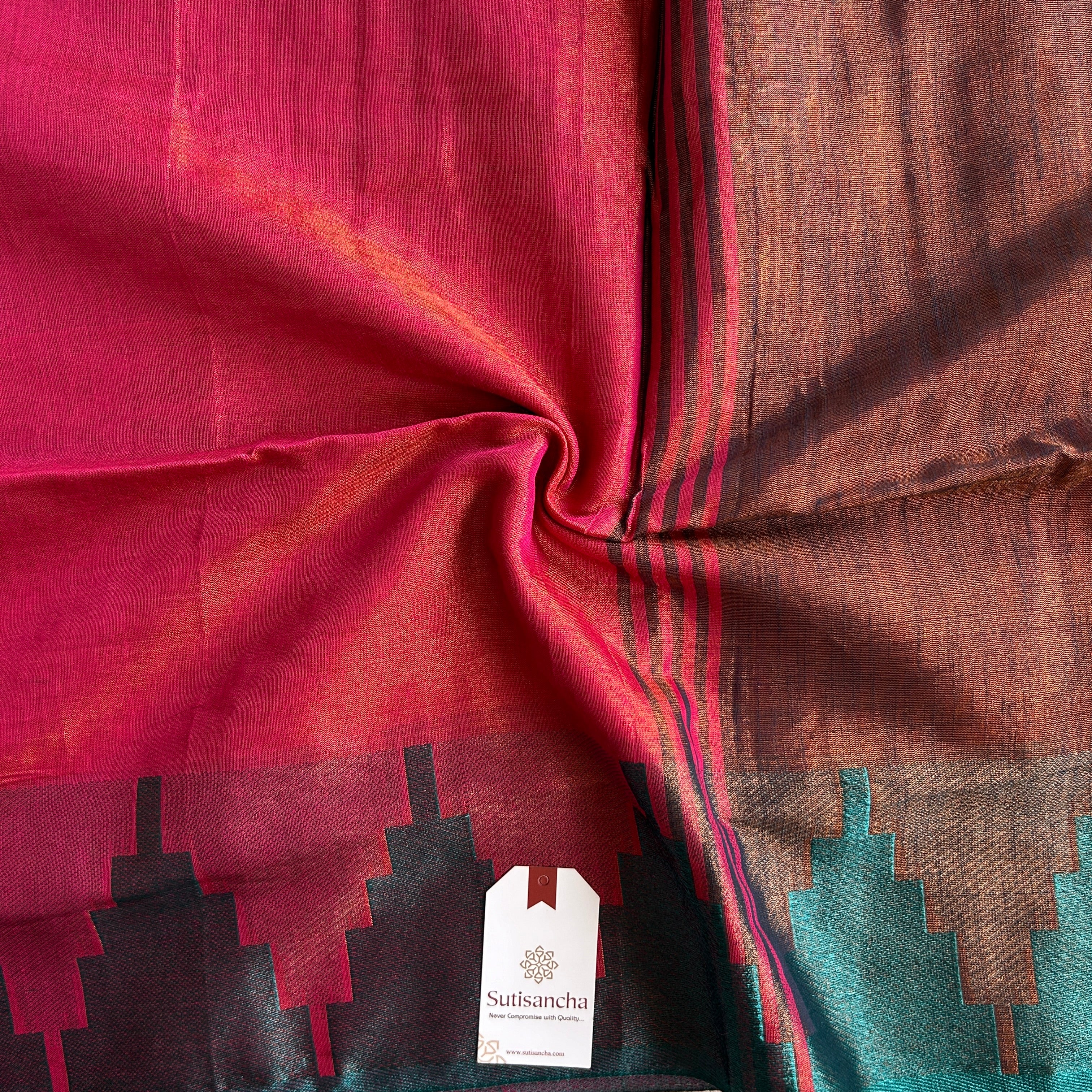 Sutisancha Handloom Tissue Weave Saree