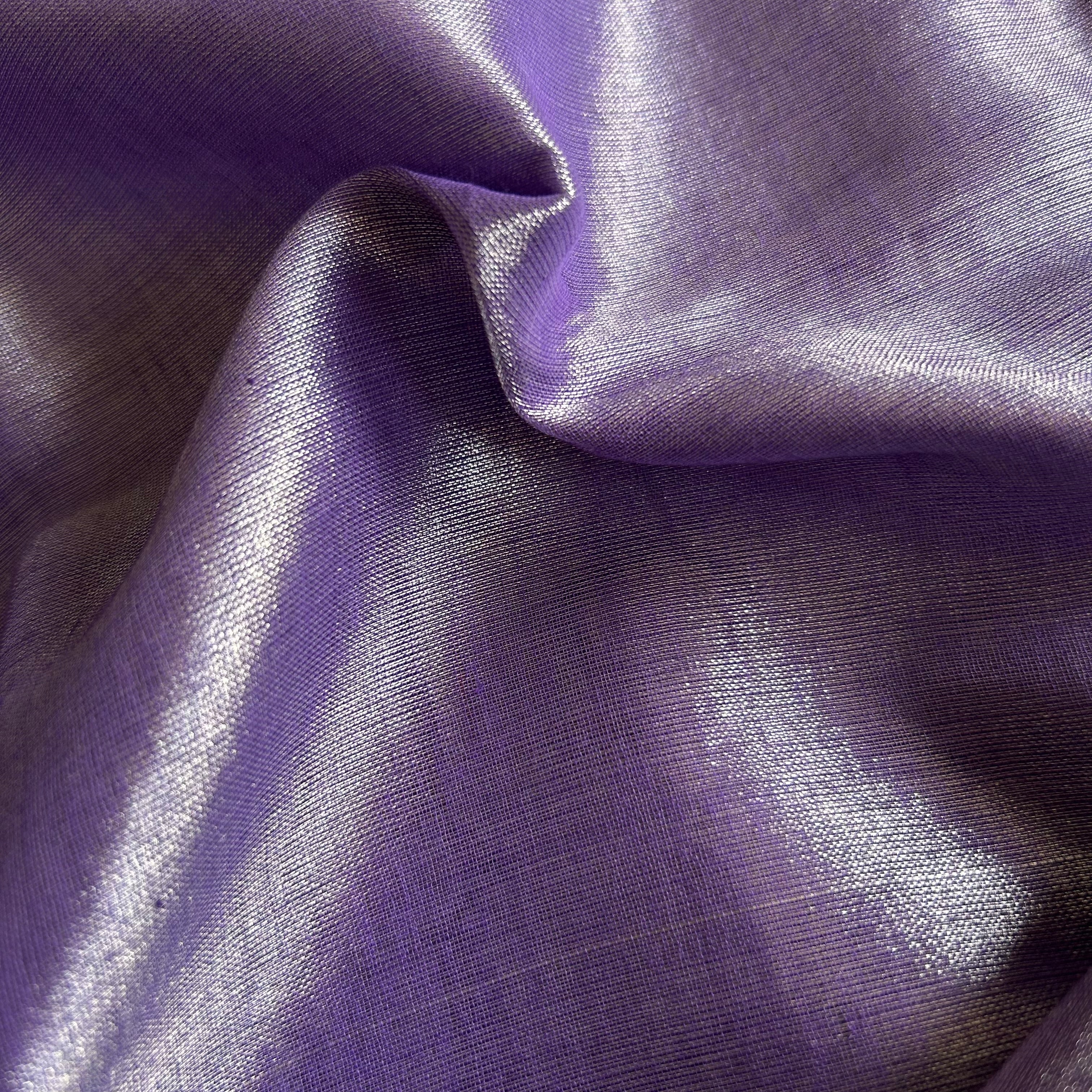 Sutisancha Lavender Handloom Tissue Saree