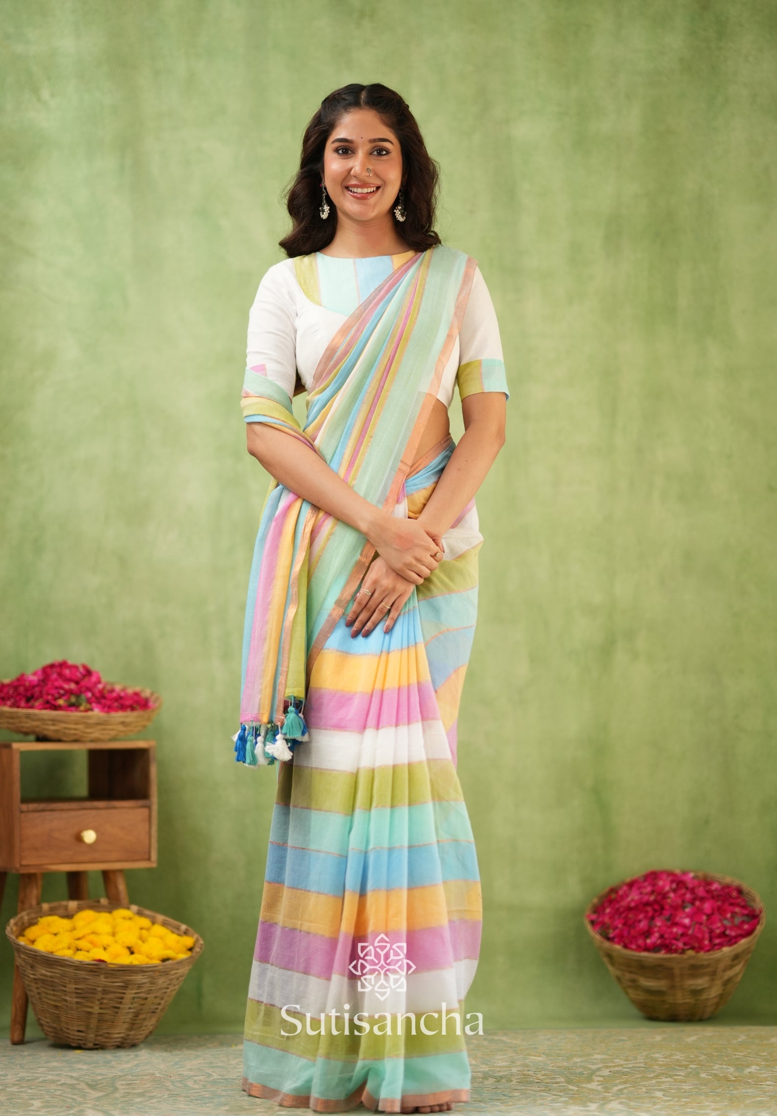 Threads of Joy – Multicolor Mul Cotton Magic