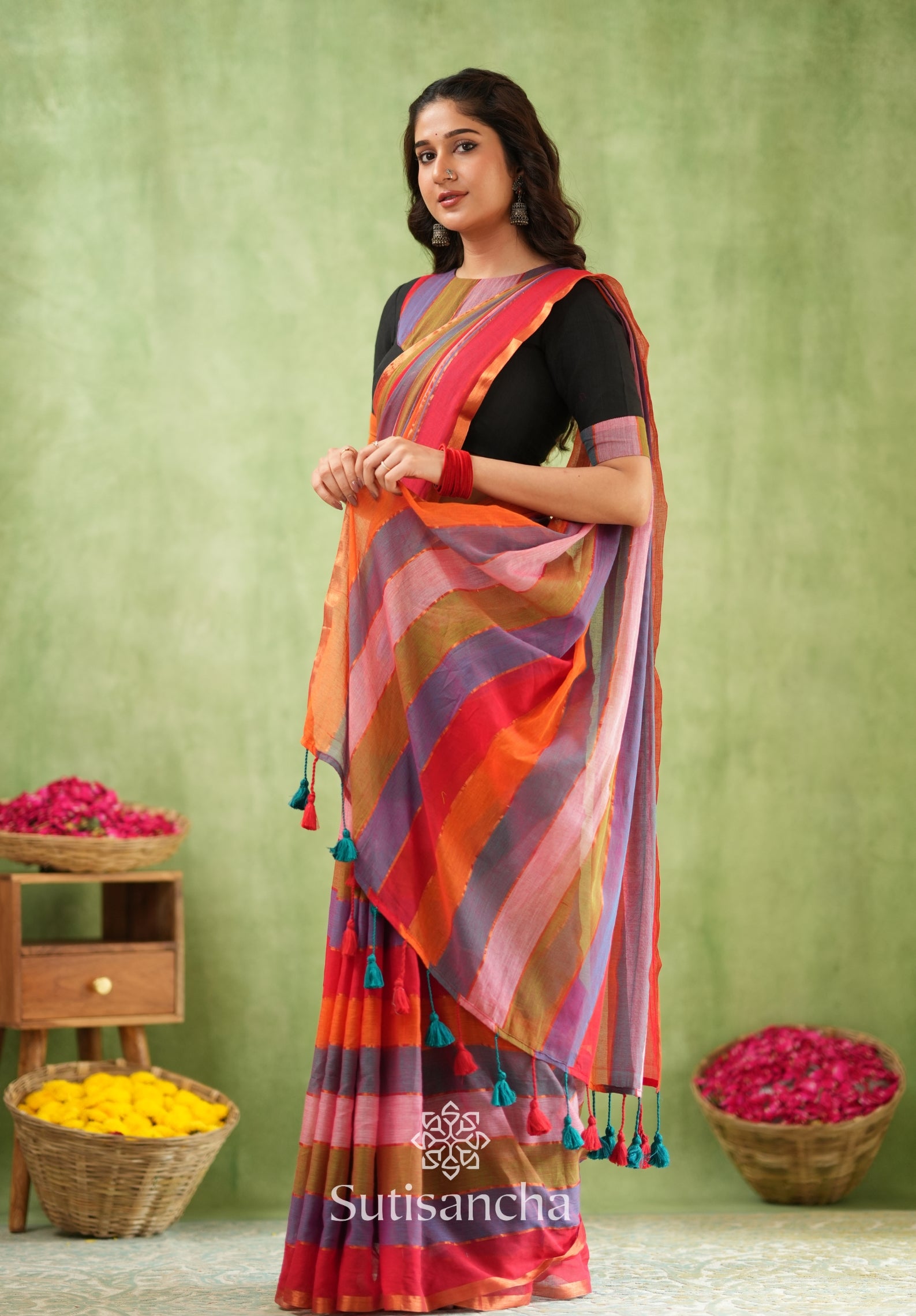 Threads of Joy – Multicolor Mul Cotton Magic