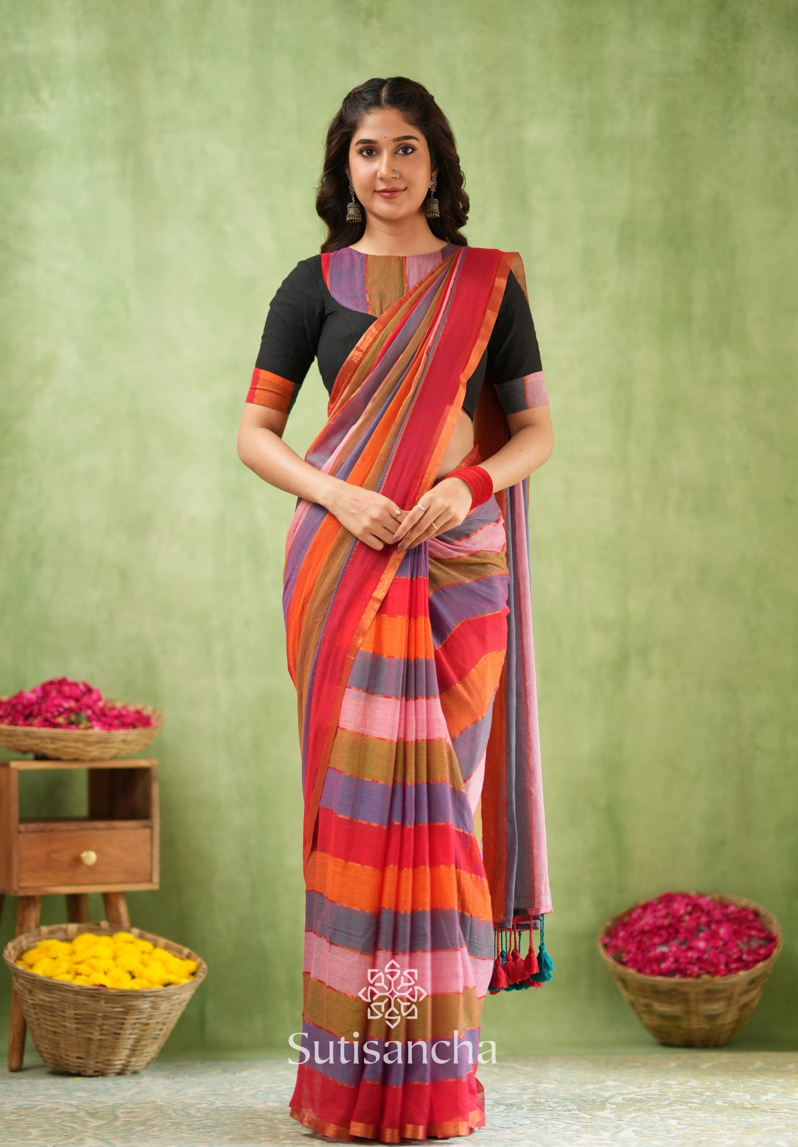 Threads of Joy – Multicolor Mul Cotton Magic