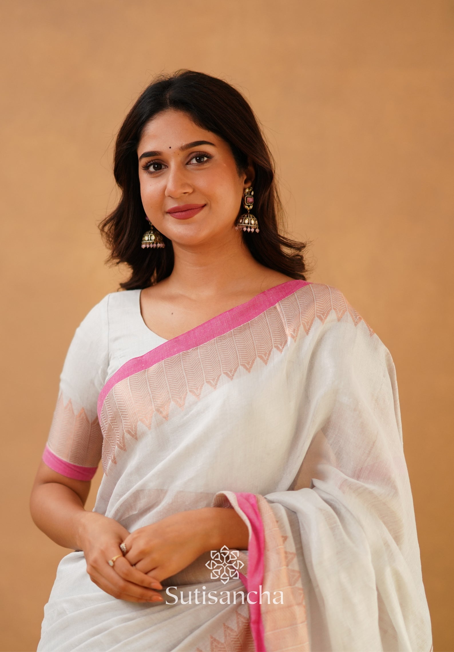 Sutisancha Handloom Designer Tissue Saree