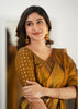 Sutisancha Metallic Gold Handloom Tissue Saree With Designer Blouse